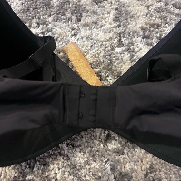 NWT Skims‎ wireless form push up plunge bra onyx size 34dddd - Picture 6 of 10